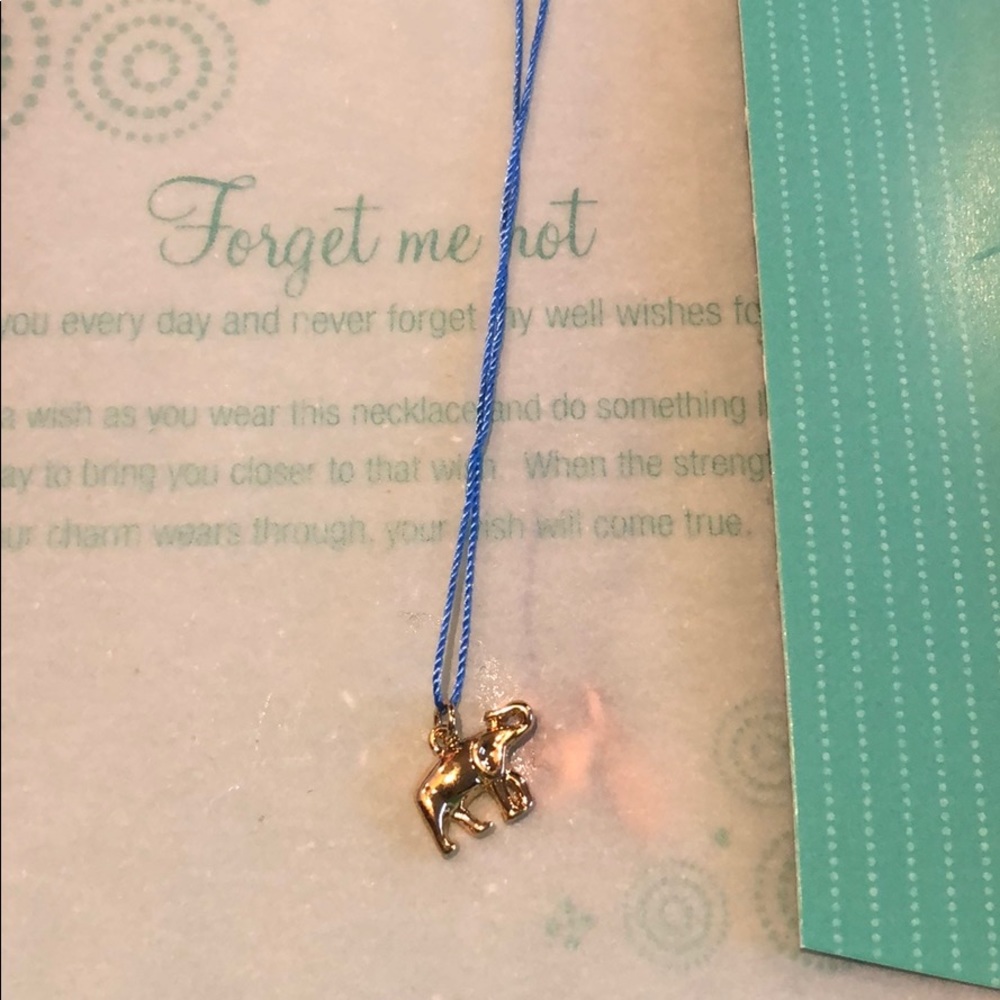 Stella & Dot Forget Me Not Charm Necklace